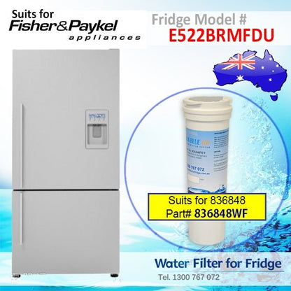 Fisher & Paykel E522BRMFDU Fridge Model 836848/13040210 Replacement Filter Part - WATER FILTER DISTRIBUTORS