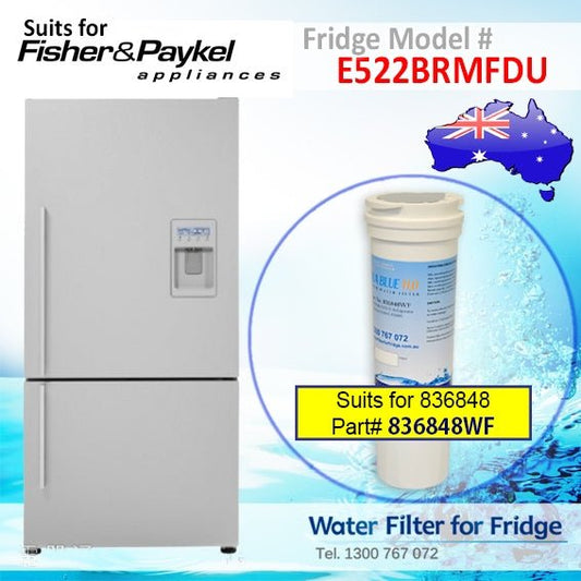 Fisher & Paykel E522BRMFDU Fridge Model 836848/13040210 Replacement Filter Part - WATER FILTER DISTRIBUTORS