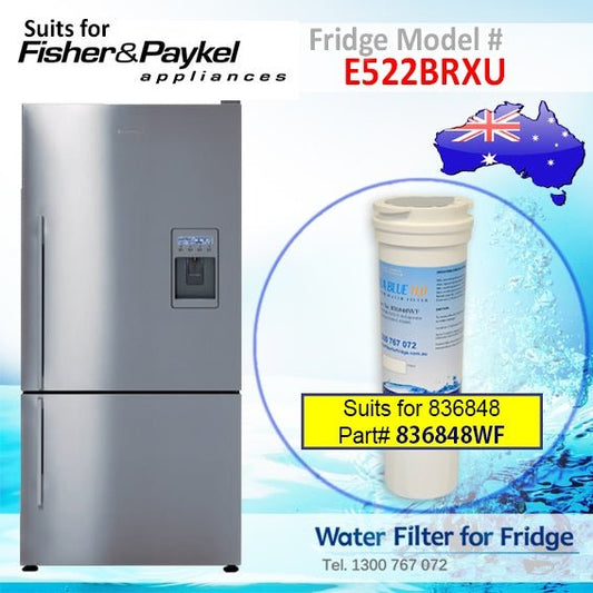 Fisher & Paykel E522BRXU Fridge Model 836848/13040210 Replacement Filter Part - WATER FILTER DISTRIBUTORS