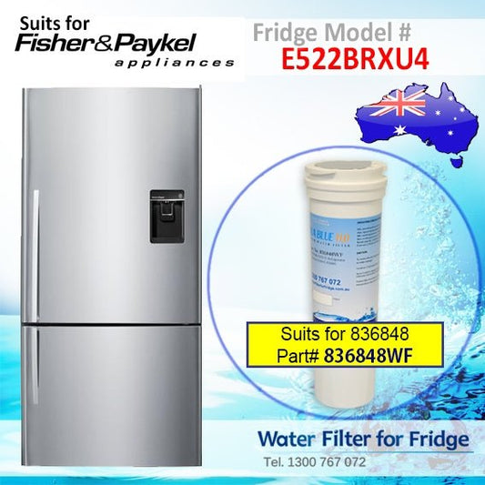 Fisher & Paykel E522BRXU4 Fridge Model 836848/13040210 Replacement Filter Part - WATER FILTER DISTRIBUTORS