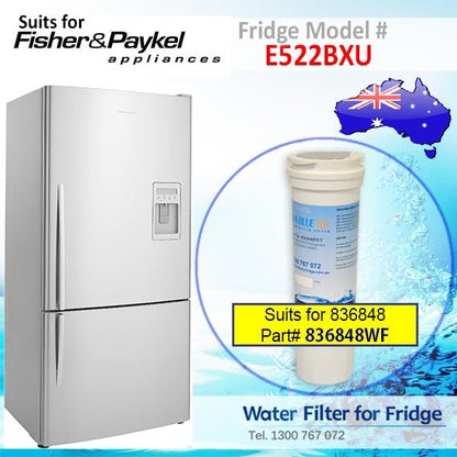 Fisher & Paykel E522BXU Fridge Model 836848/13040210 Replacement Filter Part - WATER FILTER DISTRIBUTORS