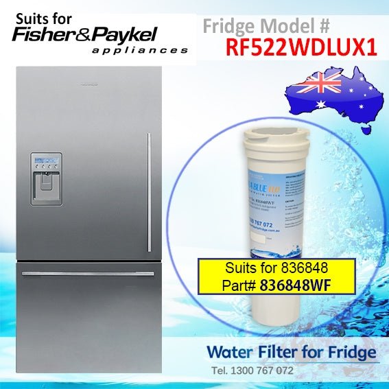 Fisher & Paykel RF522WDLUX1 Fridge Model 836848/13040210 Replacement Filter Part - WATER FILTER DISTRIBUTORS