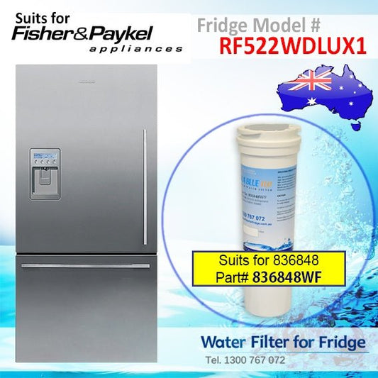 Fisher & Paykel RF522WDLUX1 Fridge Model 836848/13040210 Replacement Filter Part - WATER FILTER DISTRIBUTORS
