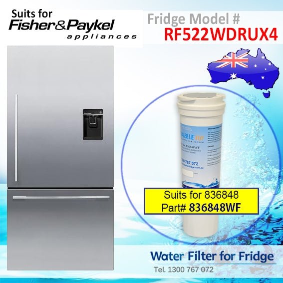 Fisher & Paykel RF522WDRUX4 Fridge Model 836848/13040210 Replacement Filter Part - WATER FILTER DISTRIBUTORS