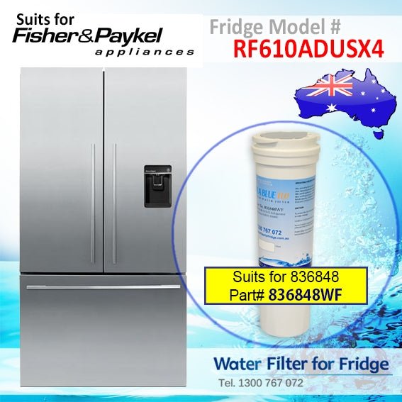 Fisher & Paykel RF610ADUSX4 Fridge Model 836848/13040210 Replacement Filter Part - WATER FILTER DISTRIBUTORS