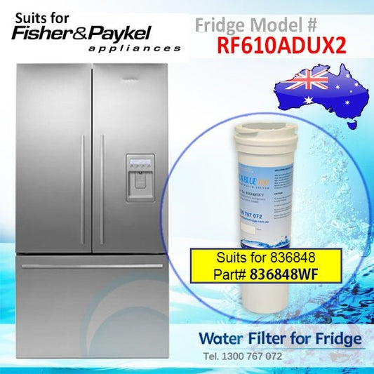 Fisher & Paykel RF610ADUX2 Fridge Model 836848/13040210 Replacement Filter Part - WATER FILTER DISTRIBUTORS