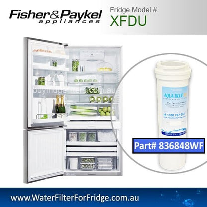 Fisher & Paykel XFDU Fridge Model 836848/13040210 Replacement Filter Part - WATER FILTER DISTRIBUTORS