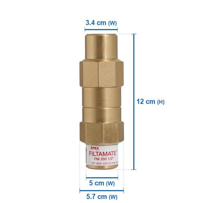 FM350 LEAD FREE, 350kPa 1/2" Genuine APEX Filtamate Pressure Limiting Valve - WATER FILTER DISTRIBUTORS
