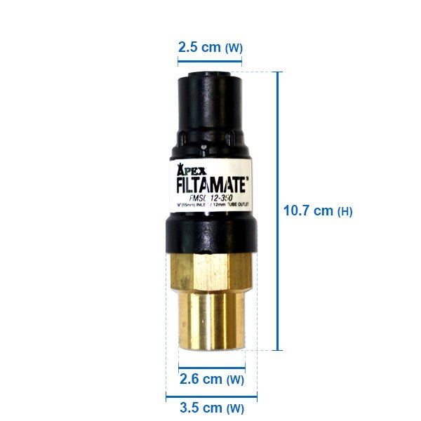 FMSC12 - 350 LEAD FREE, 350kPa 1/2" Genuine APEX Filtamate Pressure Limiting Valve - WATER FILTER DISTRIBUTORS
