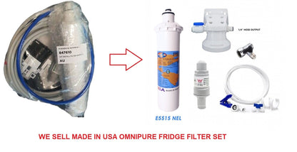 Fridge filter quick connection kit whole set A to Z replace 847610 - WATER FILTER DISTRIBUTORS