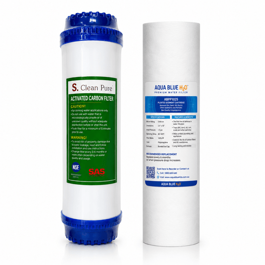 GAC Carbon Water Filter Replacement AB - GAC1025 with Polyspun Sediment Water Filter - WATER FILTER DISTRIBUTORS