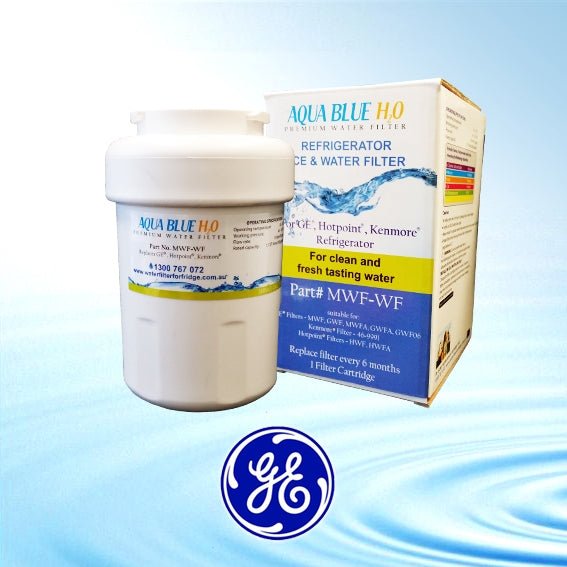 GE MWF MWFP SmartWater Internal Fridge Model CZS25TSESS Water Filter by Aqua Blue H2O - WATER FILTER DISTRIBUTORS