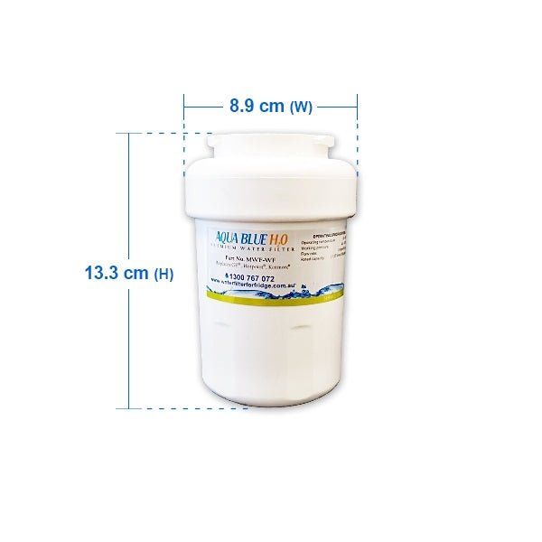 GE MWF MWFP SmartWater Internal Fridge Water Filter by Aqua Blue H20 - WATER FILTER DISTRIBUTORS