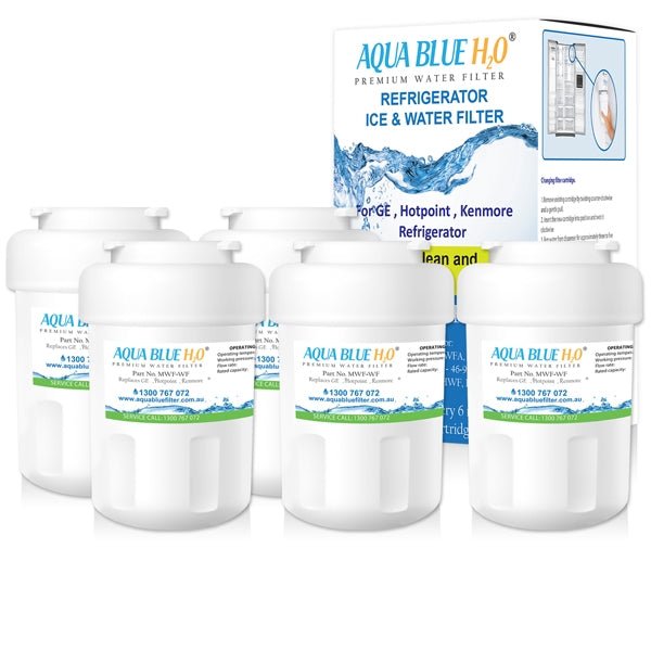 GE MWF MWFP SmartWater Internal Fridge Water Filter by Aqua Blue H20 - WATER FILTER DISTRIBUTORS