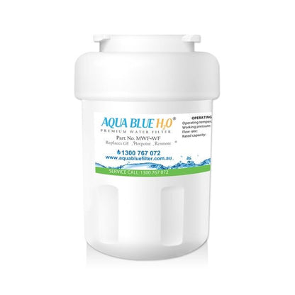 GE MWF MWFP SmartWater Internal Fridge Water Filter by Aqua Blue H20 - WATER FILTER DISTRIBUTORS