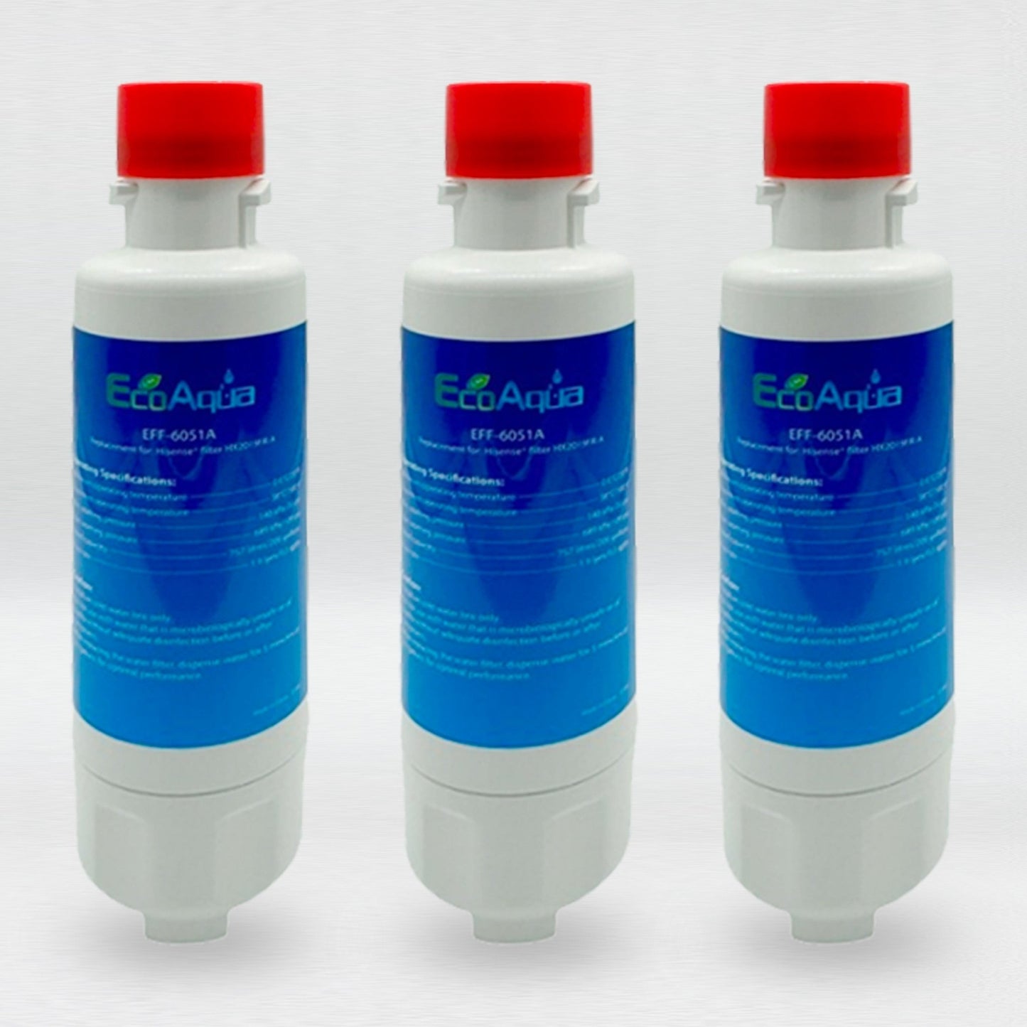 Generic Hisense HX2019FR - A Replacement Fridge Filter Cartridge EcoAqua EFF - 6051A - WATER FILTER DISTRIBUTORS