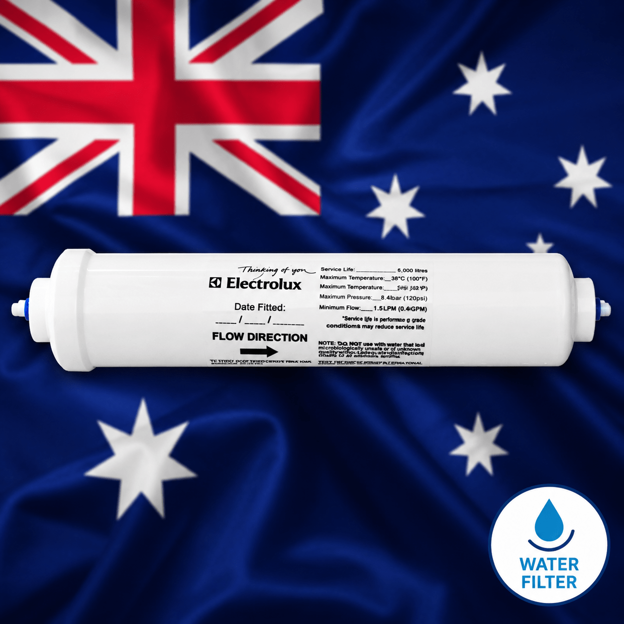 Genuine ACC139 - 1450970 Genuine Electrolux External filter - WATER FILTER DISTRIBUTORS