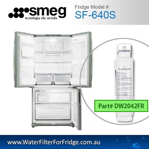 Genuine DW2042FR - 09 Replacement Fridge Filter Cartridge suits for SMEG SF - 640S - WATER FILTER DISTRIBUTORS