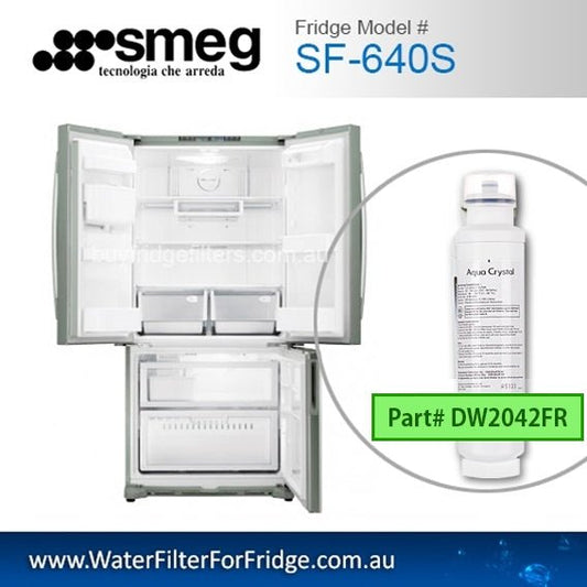 Genuine DW2042FR - 09 Replacement Fridge Filter Cartridge suits for SMEG SF - 640S - WATER FILTER DISTRIBUTORS