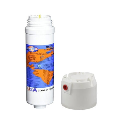 Genuine Omnipure Q5420 Q - Series 1 Micron Carbon Block Filter Cartridge - WATER FILTER DISTRIBUTORS