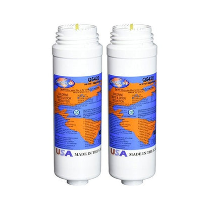 Genuine Omnipure Q5420 Q - Series 1 Micron Carbon Block Filter Cartridge - WATER FILTER DISTRIBUTORS