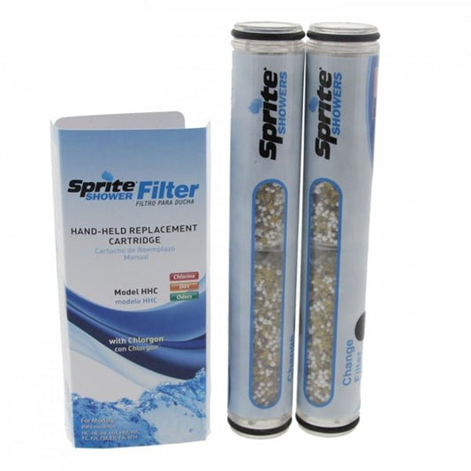 HHC - 2 Sprite Handheld Shower Filter Cartridge Twin pack - WATER FILTER DISTRIBUTORS