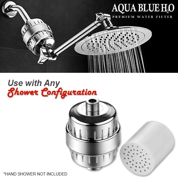 High Output Luxury 12 Stage Shower with header - WATER FILTER DISTRIBUTORS