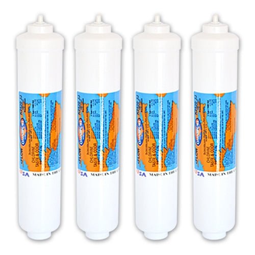 Inline water filter K2520 JJ Push Fit 1/4" Omnipure - WATER FILTER DISTRIBUTORS