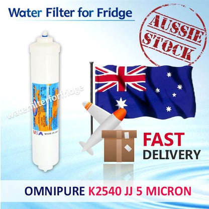 Inline water filter K2540 JJ 5 micron Omnipure 1 pack - WATER FILTER DISTRIBUTORS