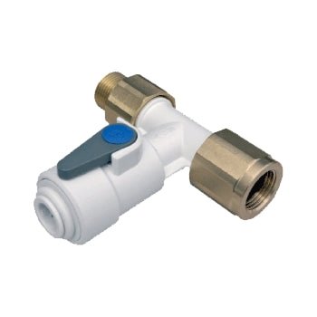 John Guest ASV10 Angle Stop Valve 1/2" BSP x 1/4" - WATER FILTER DISTRIBUTORS