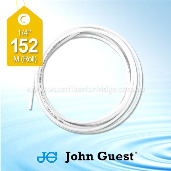 John Guest high pressure LLDPE 1/4" white tube 152meters - WATER FILTER DISTRIBUTORS