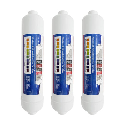 K Series Alkaline Water Filter Replacement Cartridge 10" 1/4" push fit connection - WATER FILTER DISTRIBUTORS