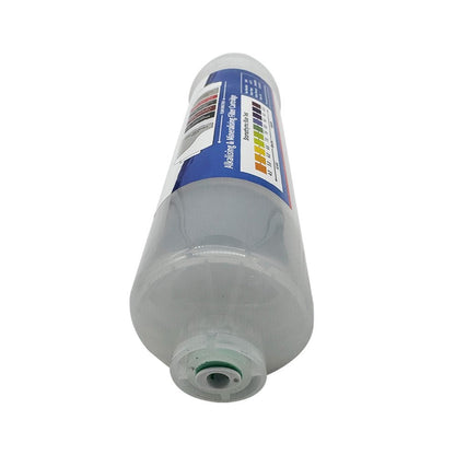 K Series Transparent Alkaline Water Filter Replacement Cartridge 10" 1/4" push fit connection - WATER FILTER DISTRIBUTORS