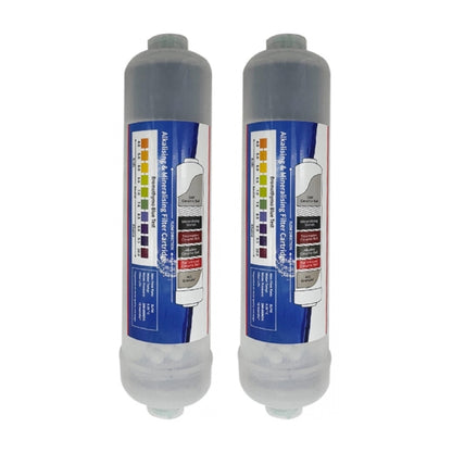 K Series Transparent Alkaline Water Filter Replacement Cartridge 10" 1/4" push fit connection - WATER FILTER DISTRIBUTORS
