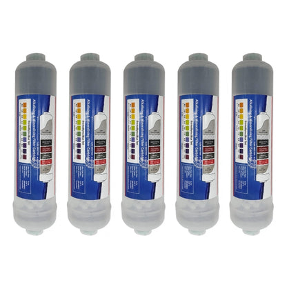 K Series Transparent Alkaline Water Filter Replacement Cartridge 10" 1/4" push fit connection - WATER FILTER DISTRIBUTORS
