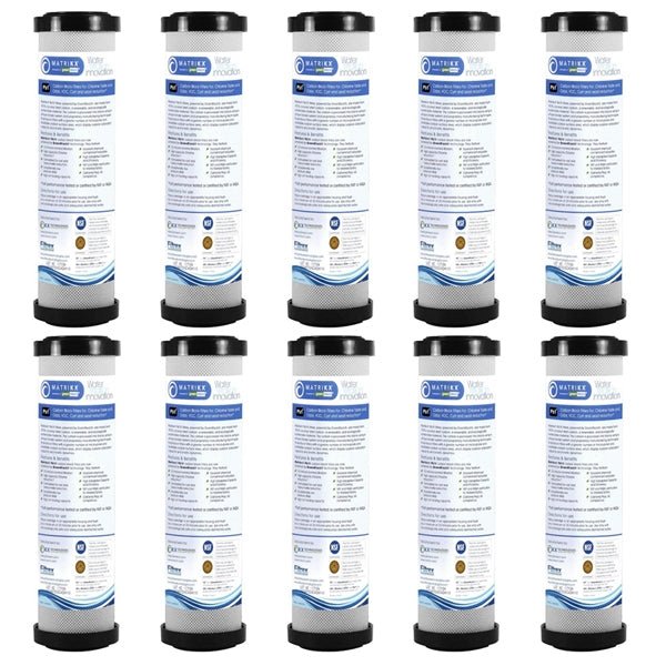 KX Matrikx Pb1 0.5 MIC 10 inch 06 - 250 - 125 - 975 KX MATRIKX Pb1, 10" Length (9.75" Actual) - WATER FILTER DISTRIBUTORS