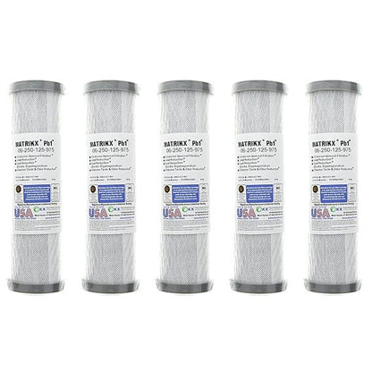 KX Matrikx Pb1 0.5 MIC 10 inch 06 - 250 - 125 - 975 KX MATRIKX Pb1, 10" Length (9.75" Actual) - WATER FILTER DISTRIBUTORS