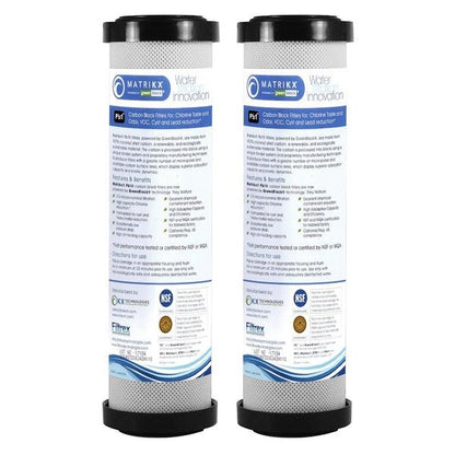 KX Matrikx Pb1 0.5 MIC 10 inch 06 - 250 - 125 - 975 KX MATRIKX Pb1, 10" Length (9.75" Actual) - WATER FILTER DISTRIBUTORS
