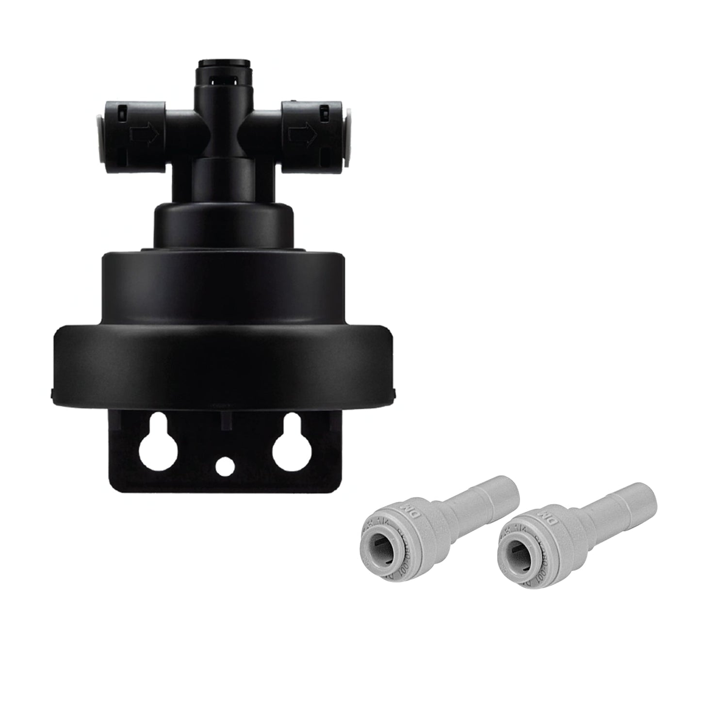 Lab Pua Filter Headers LPA138QC (3/8" quick connection Inlet/Outlet) - WATER FILTER DISTRIBUTORS
