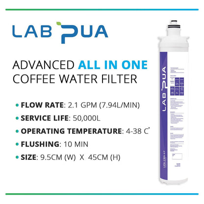 Lab Pua LPA - CB5 - 17 (5um carbon block, 17″L) - WATER FILTER DISTRIBUTORS