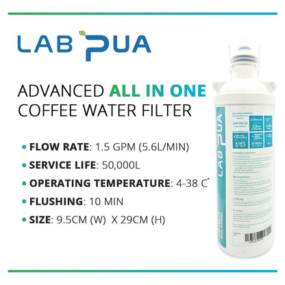 Lab Pua LPA - CS5 - 10 (5um carbon block & Scale inhibitor, 10″L) - WATER FILTER DISTRIBUTORS