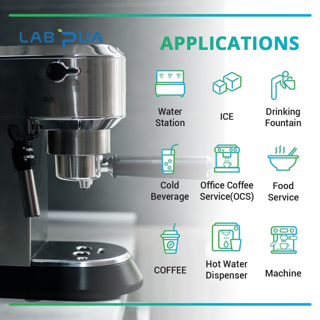 Lab Pua LPA - CS5 - 10 (5um carbon block & Scale inhibitor, 10″L) - WATER FILTER DISTRIBUTORS