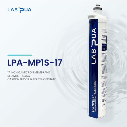 LAB PUA LPA - MP1S - 17 (0.1um composite, UF membrane & Scale inhibitor, 17″L) - WATER FILTER DISTRIBUTORS