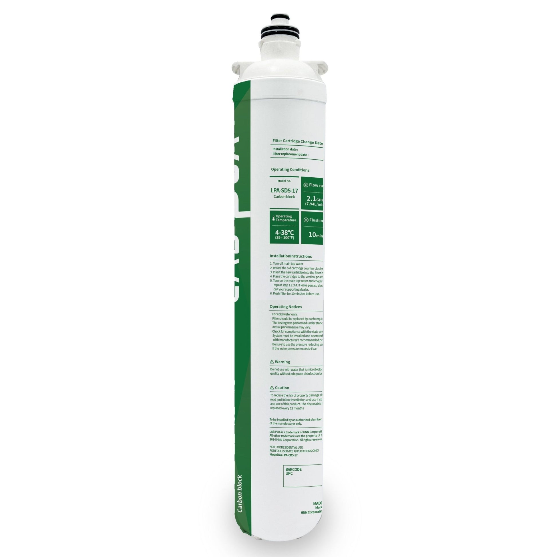 Lab Pua LPA - SD5 - 17 (5.67LPM /Particle Dirt & Sand 5 Mic Sediment filter) - WATER FILTER DISTRIBUTORS