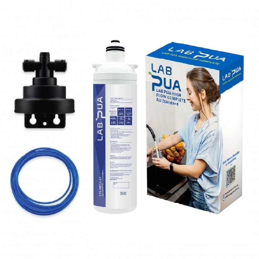 Lab Pua Residential Water Filter header+1/4"Hose Kit 10 Inch Series - WATER FILTER DISTRIBUTORS