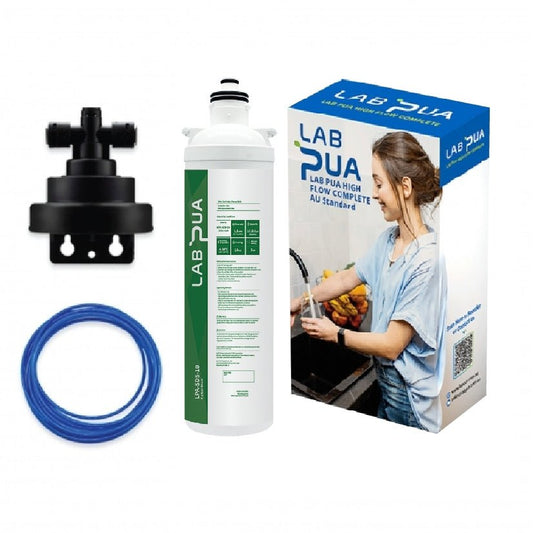 Lab Pua Residential Water Filter header+1/4"Hose Kit 10 Inch Series - WATER FILTER DISTRIBUTORS