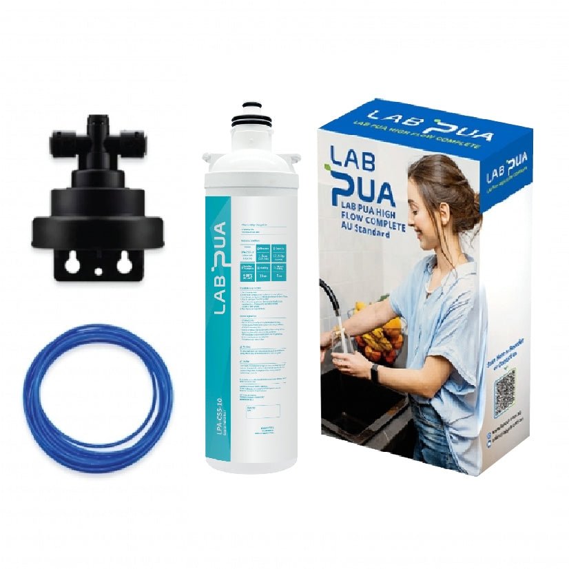 Lab Pua Residential Water Filter header+1/4"Hose Kit 10 Inch Series - WATER FILTER DISTRIBUTORS
