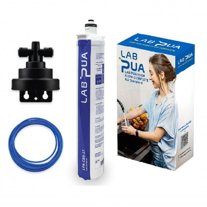 Lab Pua Residential Water Filter header+1/4"Hose Kit 17 Inch Series - WATER FILTER DISTRIBUTORS