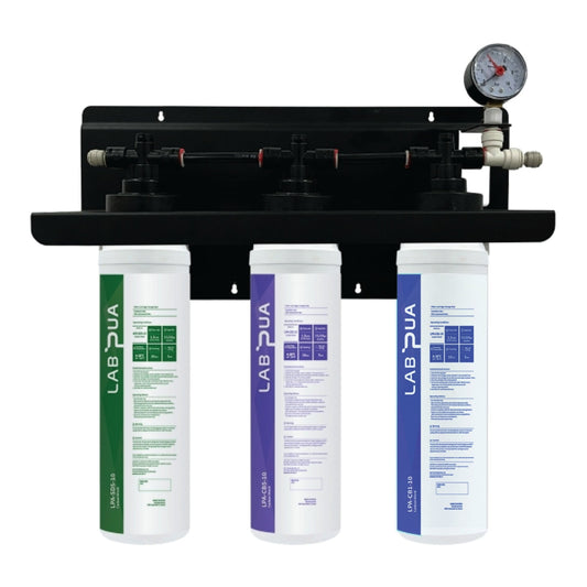 Lab Pua Triple Header Series Sediment With Full Carbon Block - WATER FILTER DISTRIBUTORS