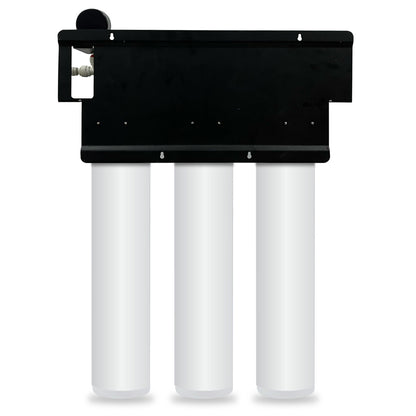 Lab Pua Triple Header Series Sediment With Full Carbon Block with Membrane/ Sediment&Gac/ Carbon Block Total 4 Stage - WATER FILTER DISTRIBUTORS